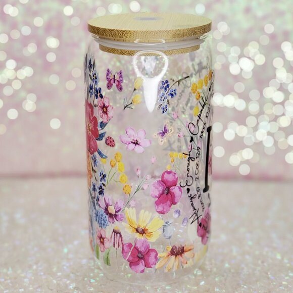 ☕"I Am" Inspirational/Religious 16oz Glass Cup☕BUNDLE & SAVE - Picture 5 of 11